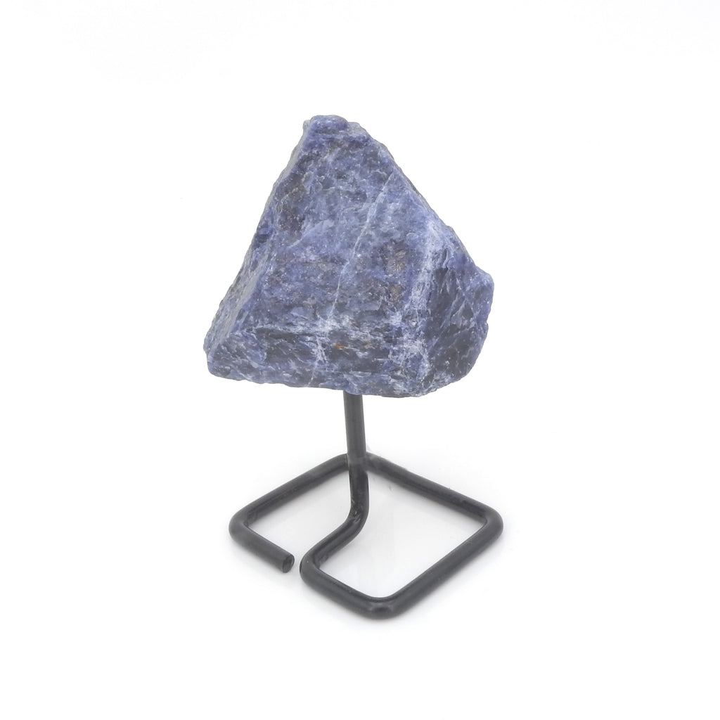 Sodalite On A Metal Stand