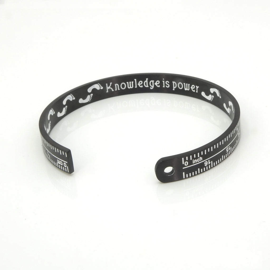 Stainless Steel Ruler Cuff Bracelet