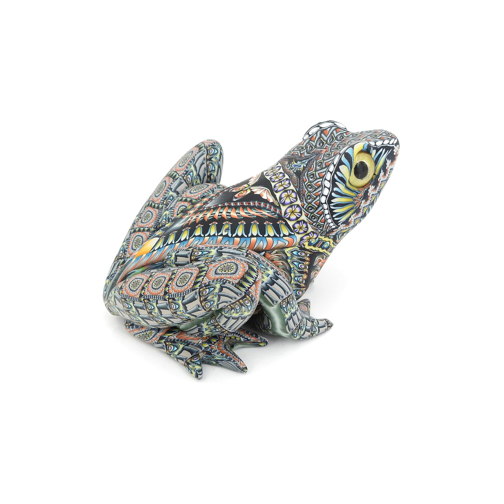 Millefiore Large Frog Jon Anderson Sculpture
