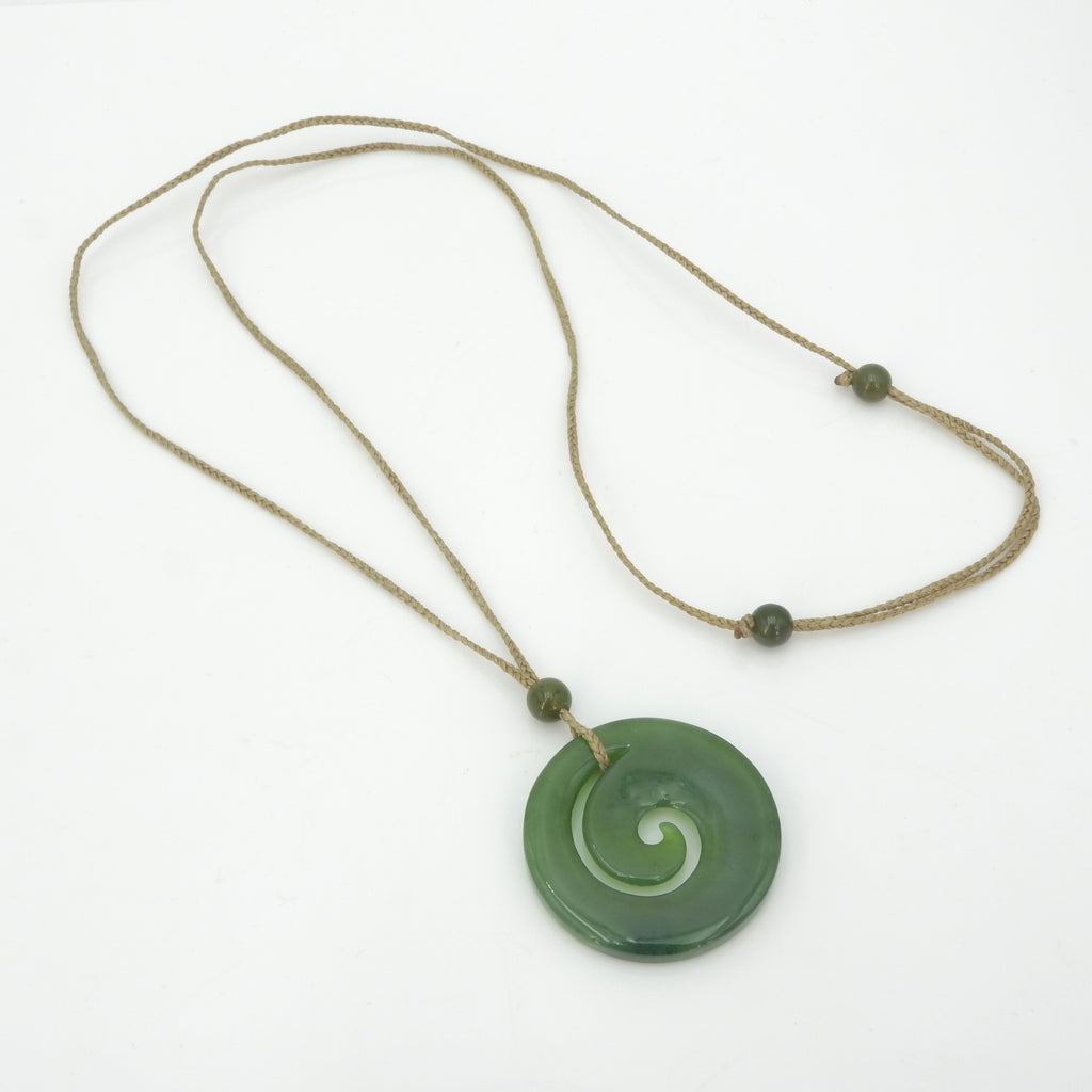 Jade Circle of Life Necklace