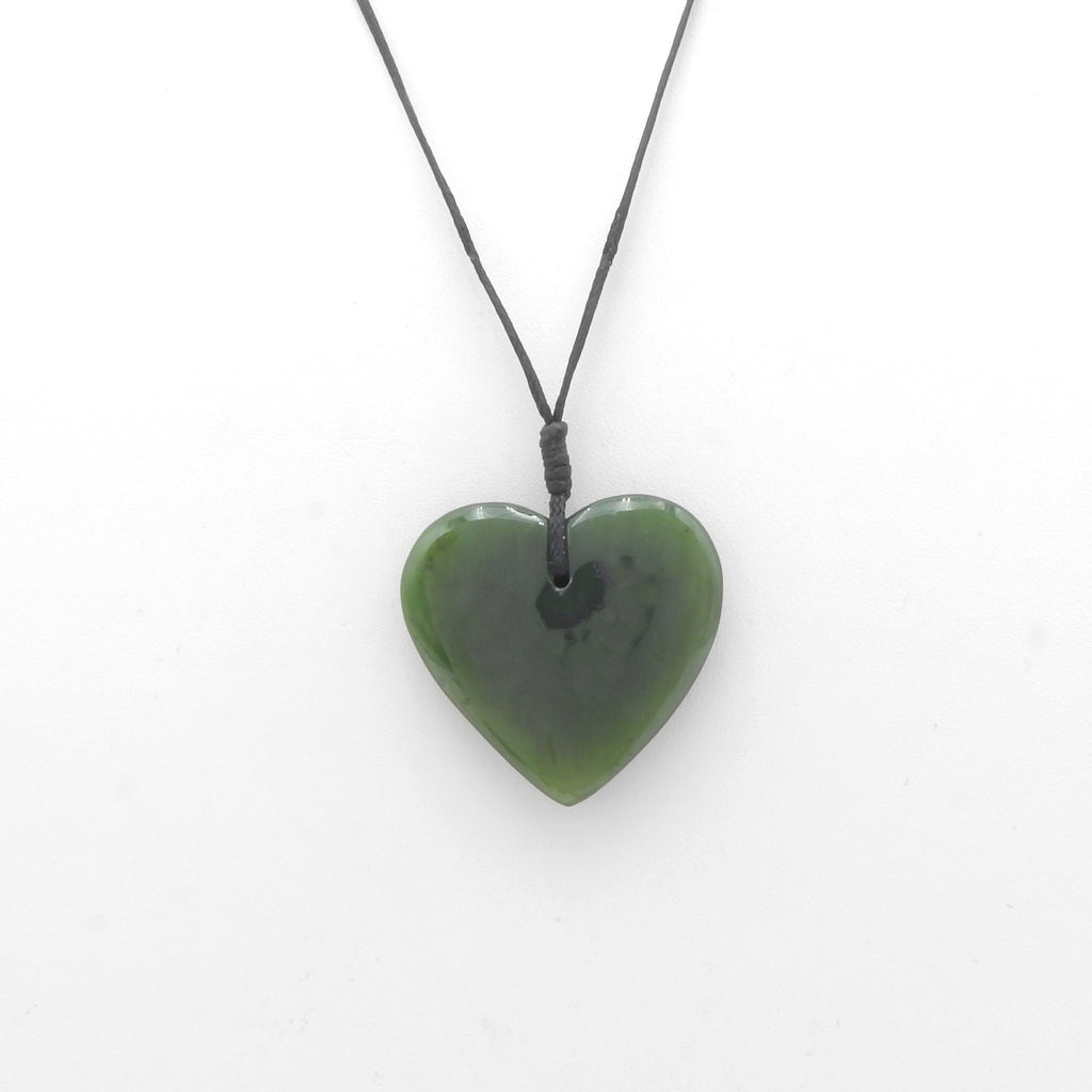 Heart Shaped Jade Necklace