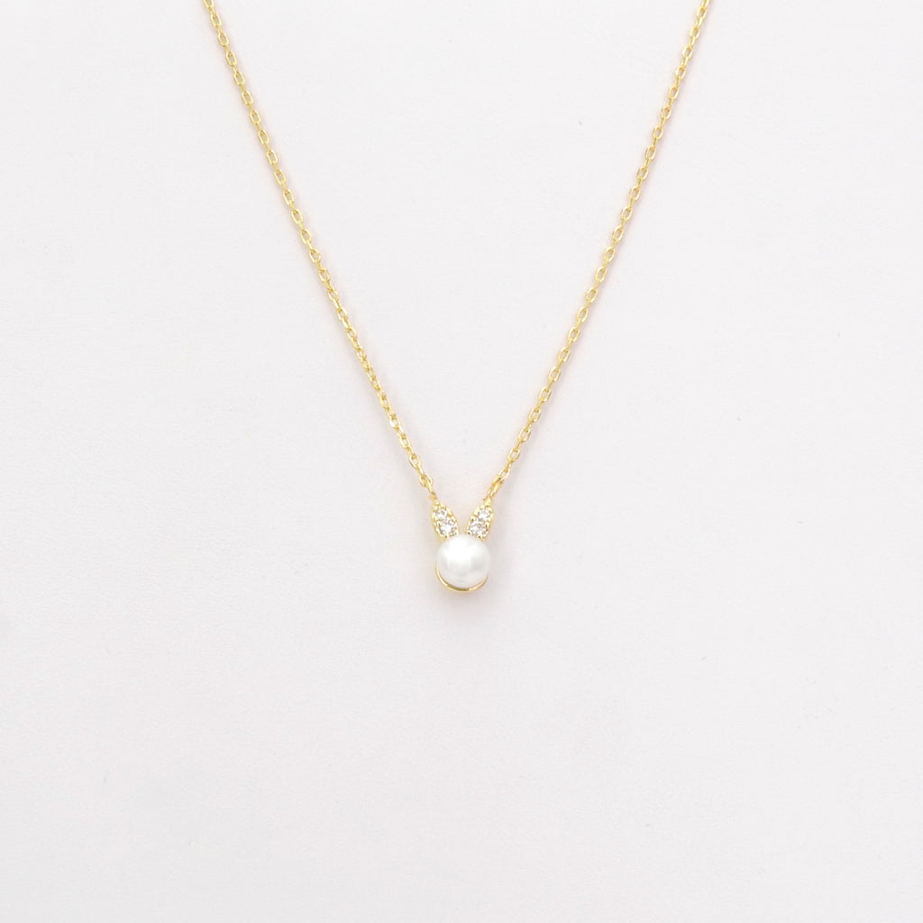 Mini Pearl & CZ Necklace