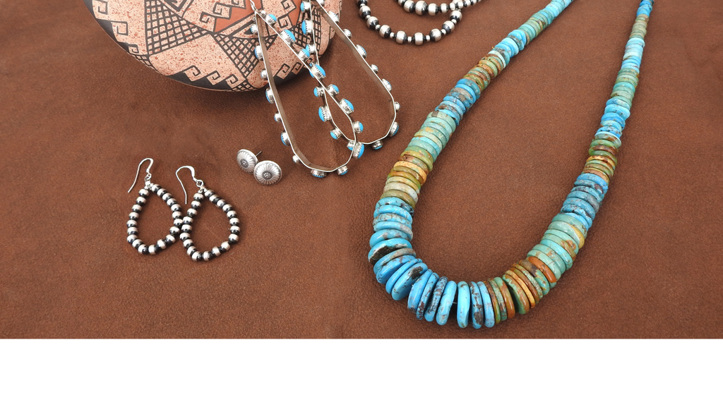 Navajo Multi Stone & Heishi Beaded 18 Inch Necklace – Nizhoni Traders LLC
