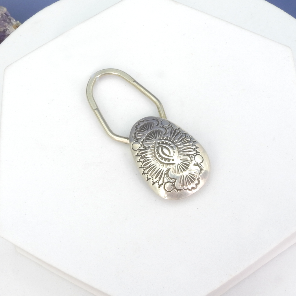 Sterling Silver Native American Key Chain