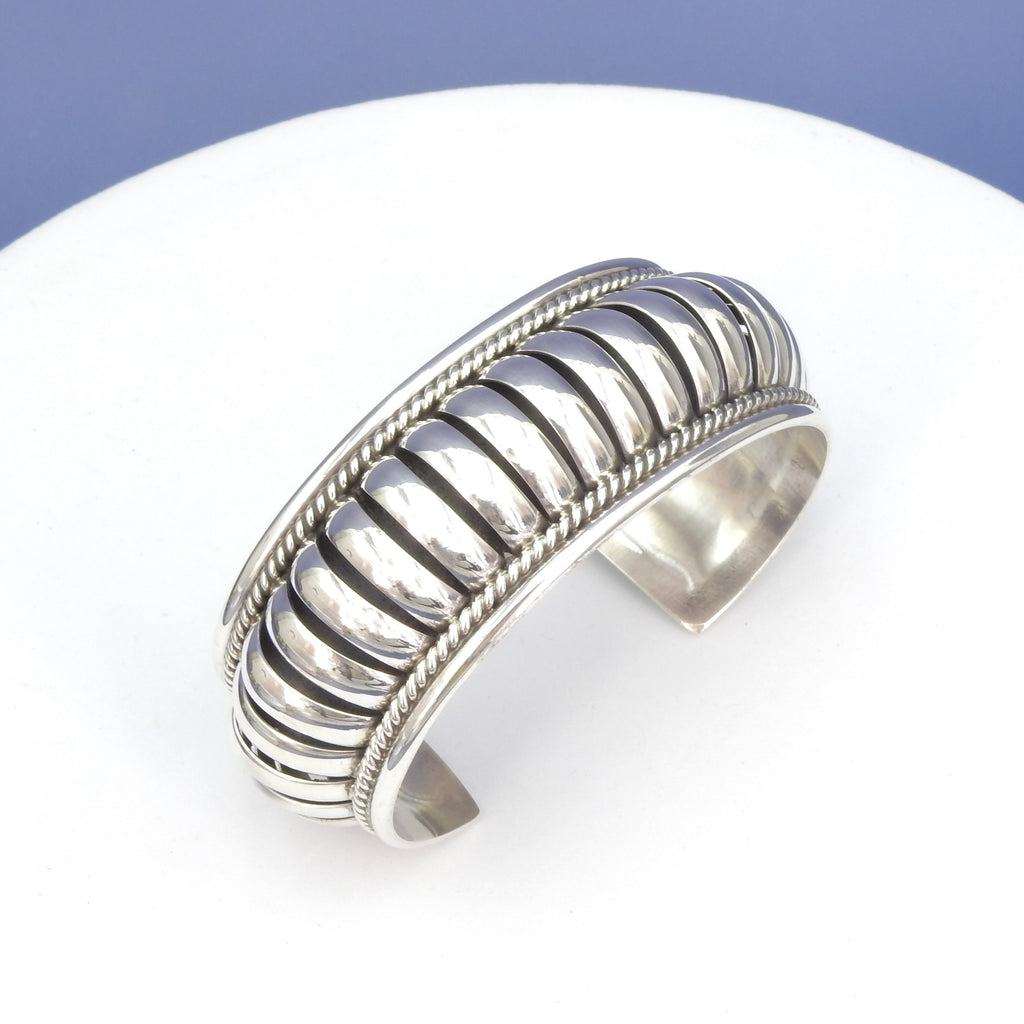 Sterling Silver Navajo Cuff Bracelet