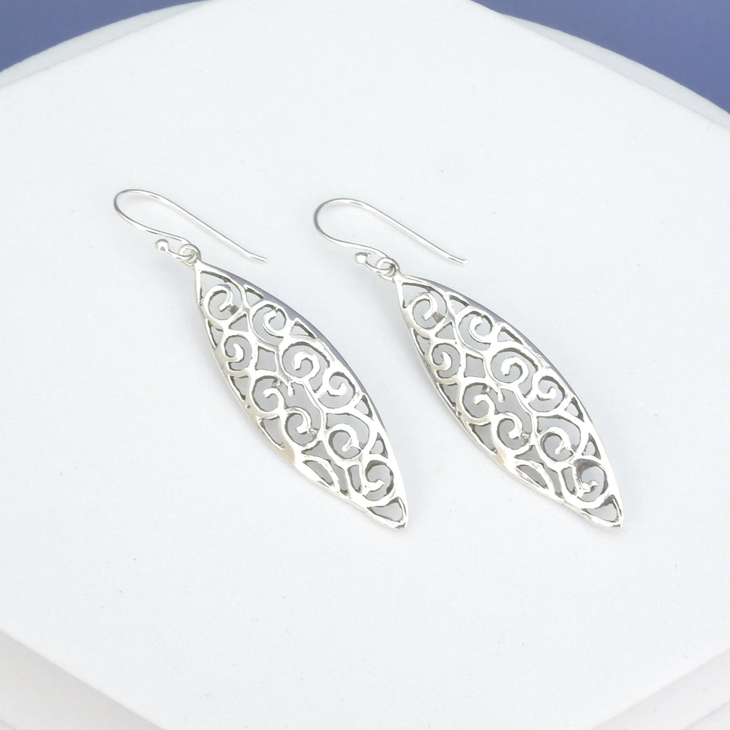 Sterling Silver Filigree Earrings