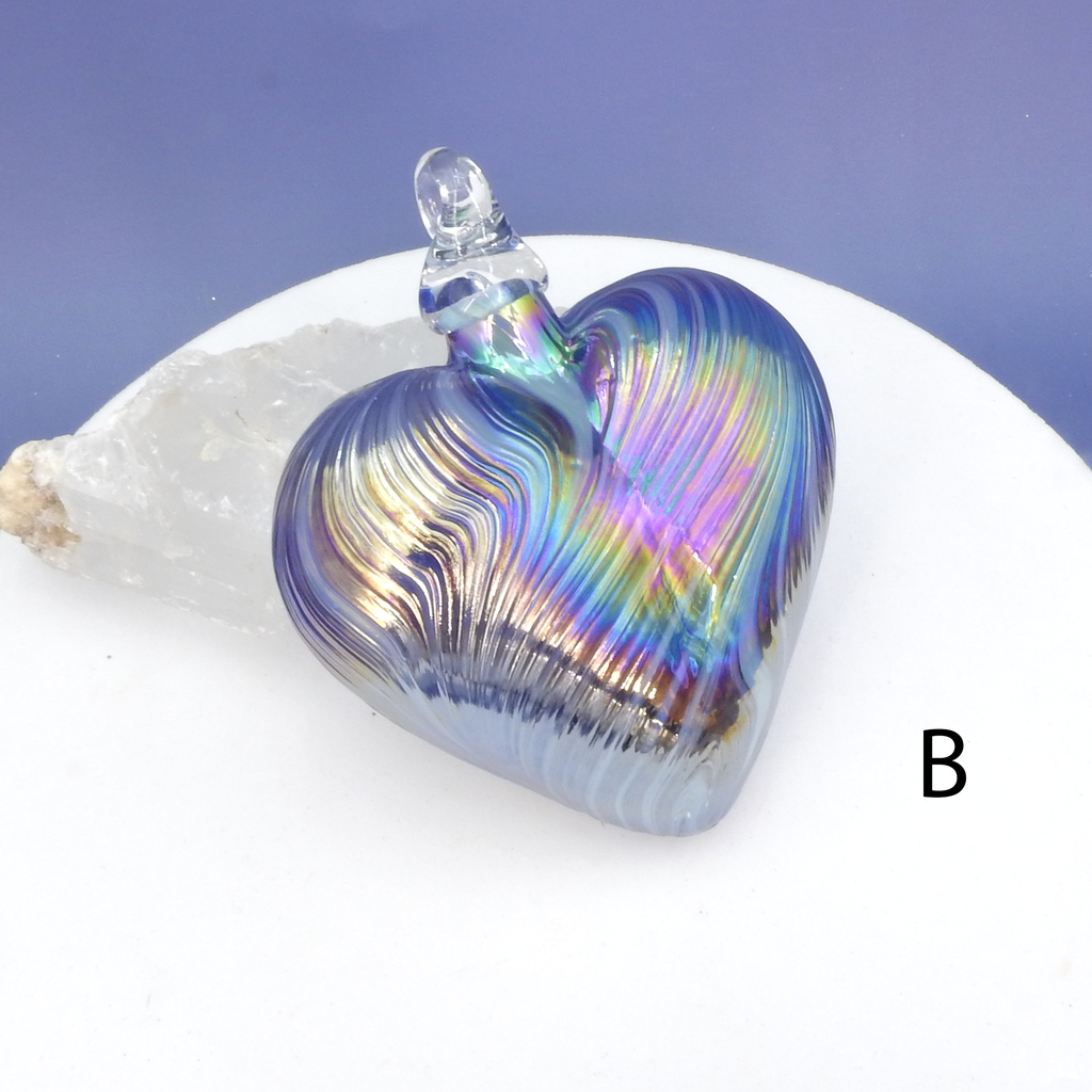 Glass Heart Ornament