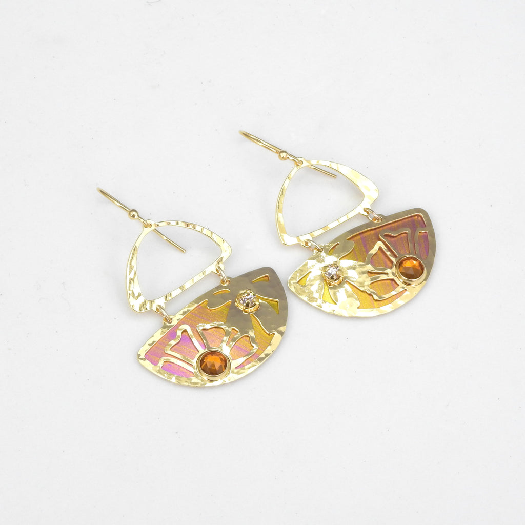 Golden Sunset Earrings