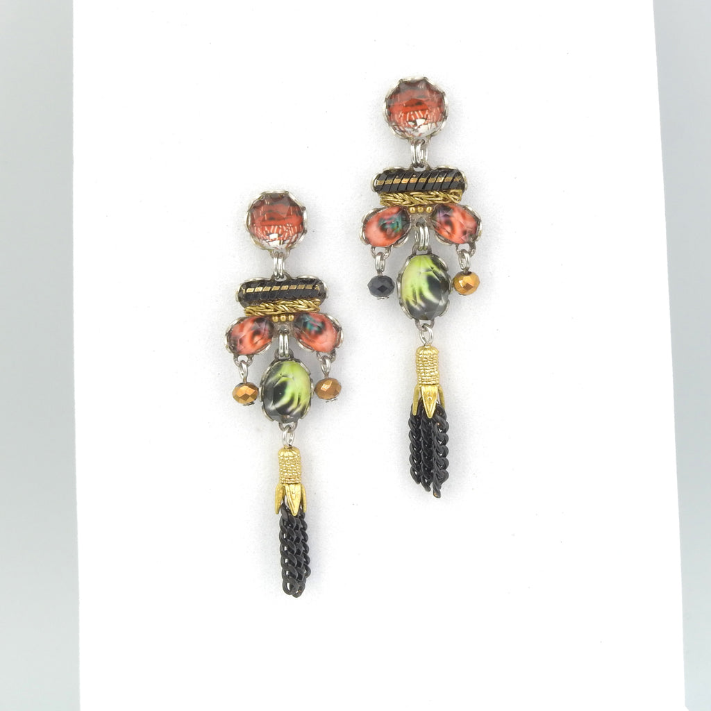 Ayala Bar Oriental Hues Long Earrings