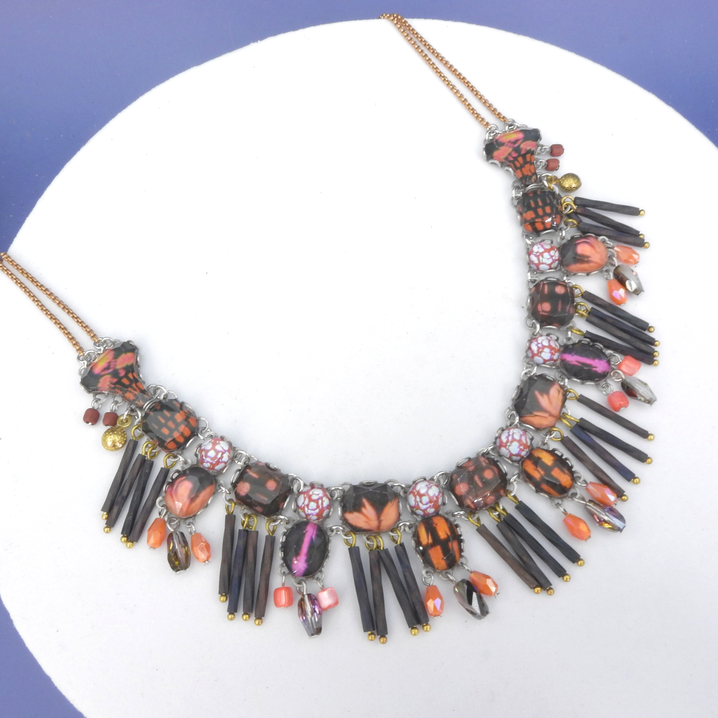 Ayala Bar Rosy Clay Statement Necklace