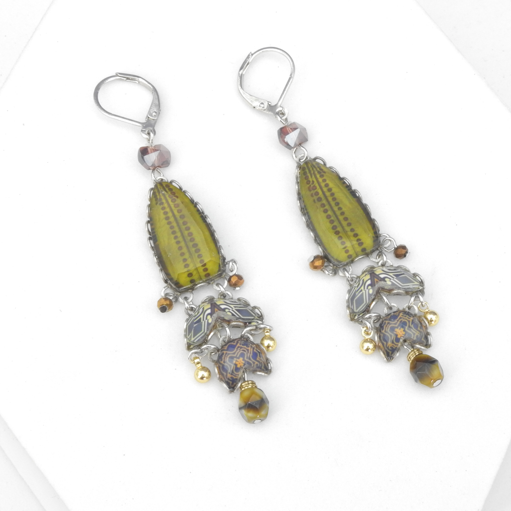 Ayala Bar Golden Dunes Long Earrings