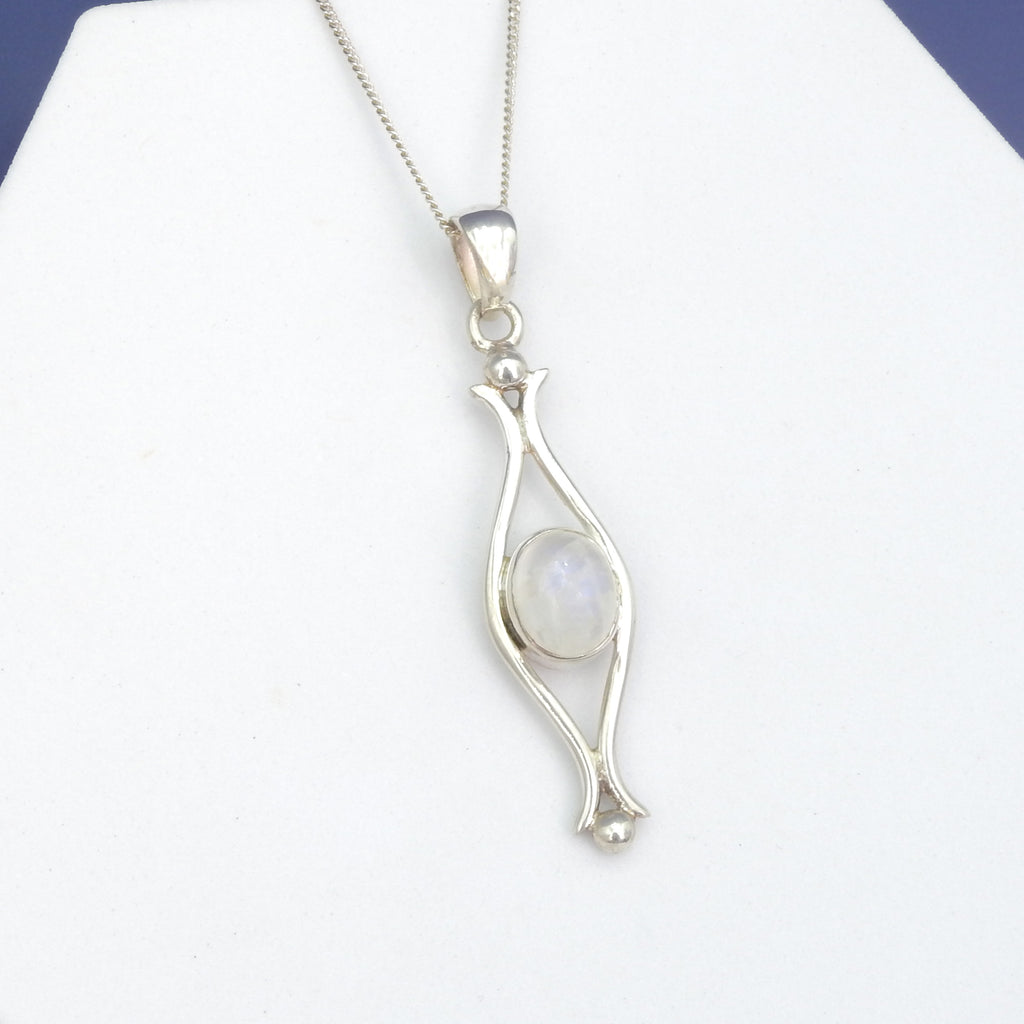 Sterling Silver Moonstone Pendant