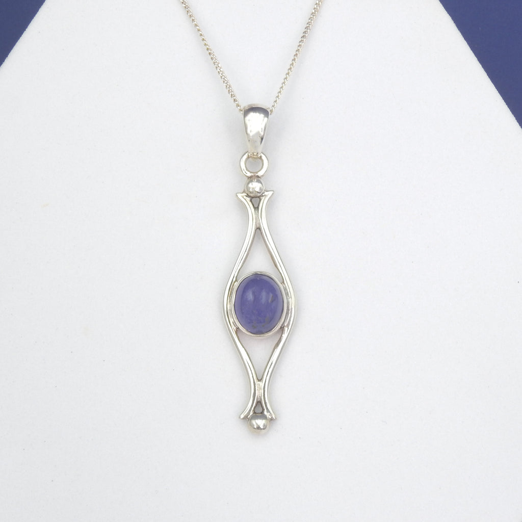 Sterling Silver Tanzanite Pendant