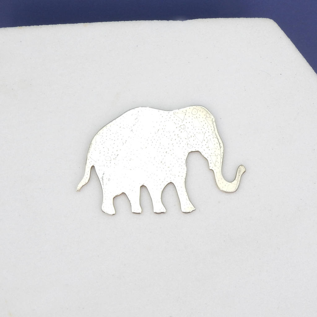 Sterling Silver Elephant Pin