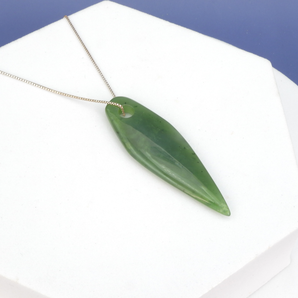 Sterling Silver Jade Pendant