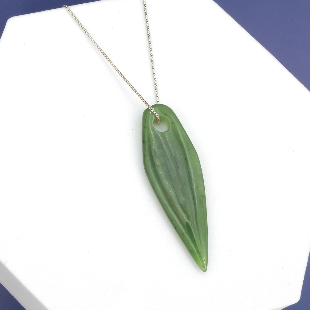 Sterling Silver Jade Pendant