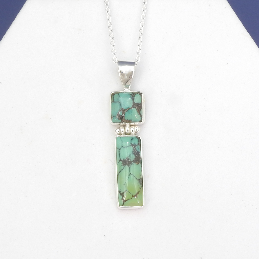 Sterling Silver Turquoise Pendant