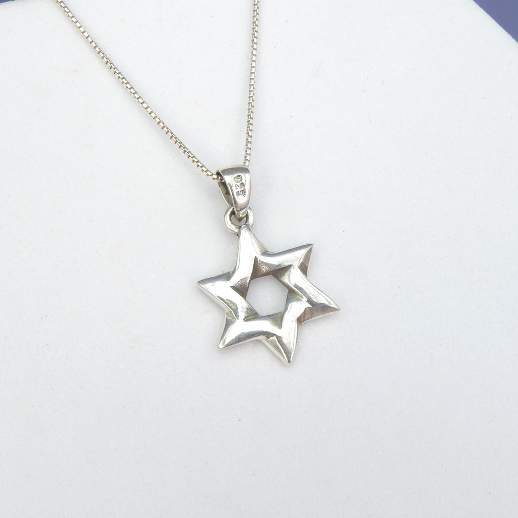 Sterling Silver Star of David Pendant