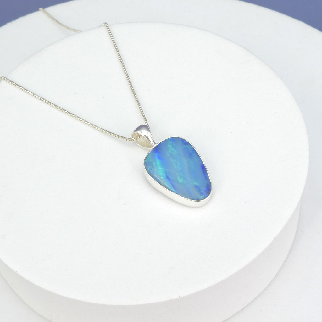 Sterling Silver Australian Opal Pendant