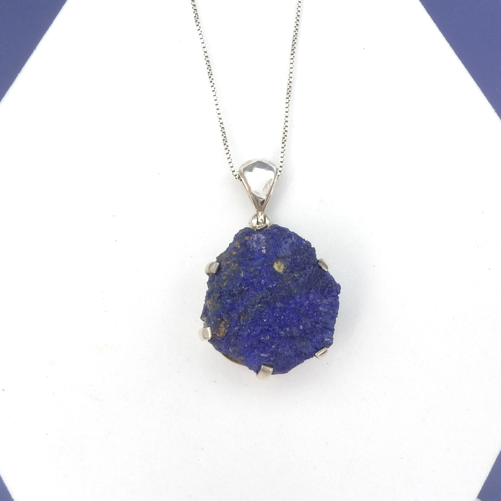 Sterling Silver Azurite Pendant