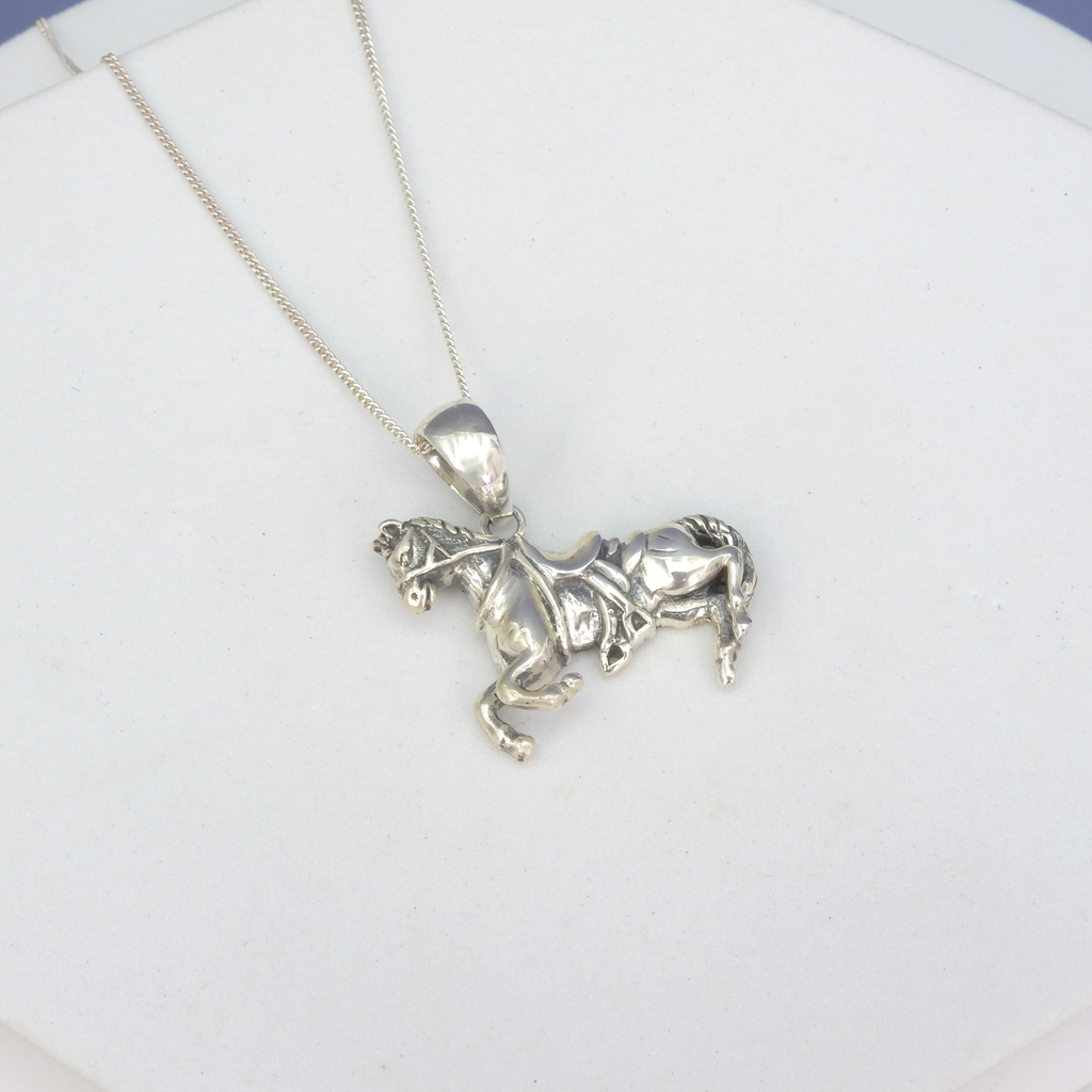 Sterling Silver Horse Pendant