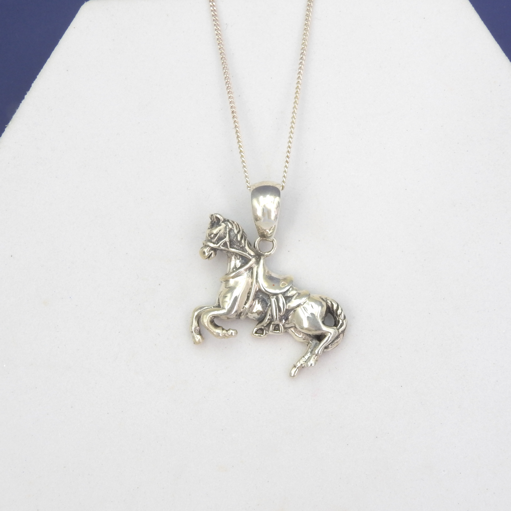 Sterling Silver Horse Pendant