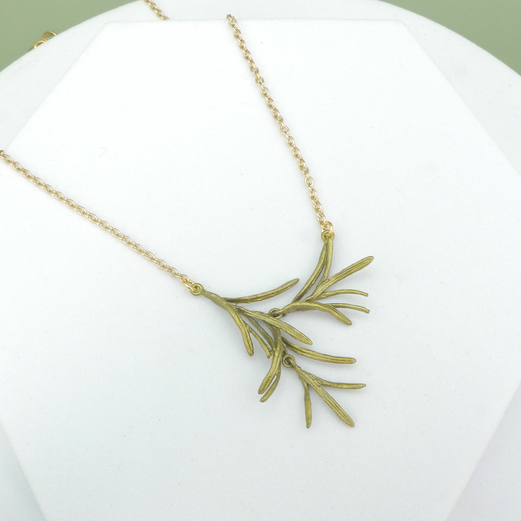 Michael Michaud Cast Bronze Rosemary Necklace