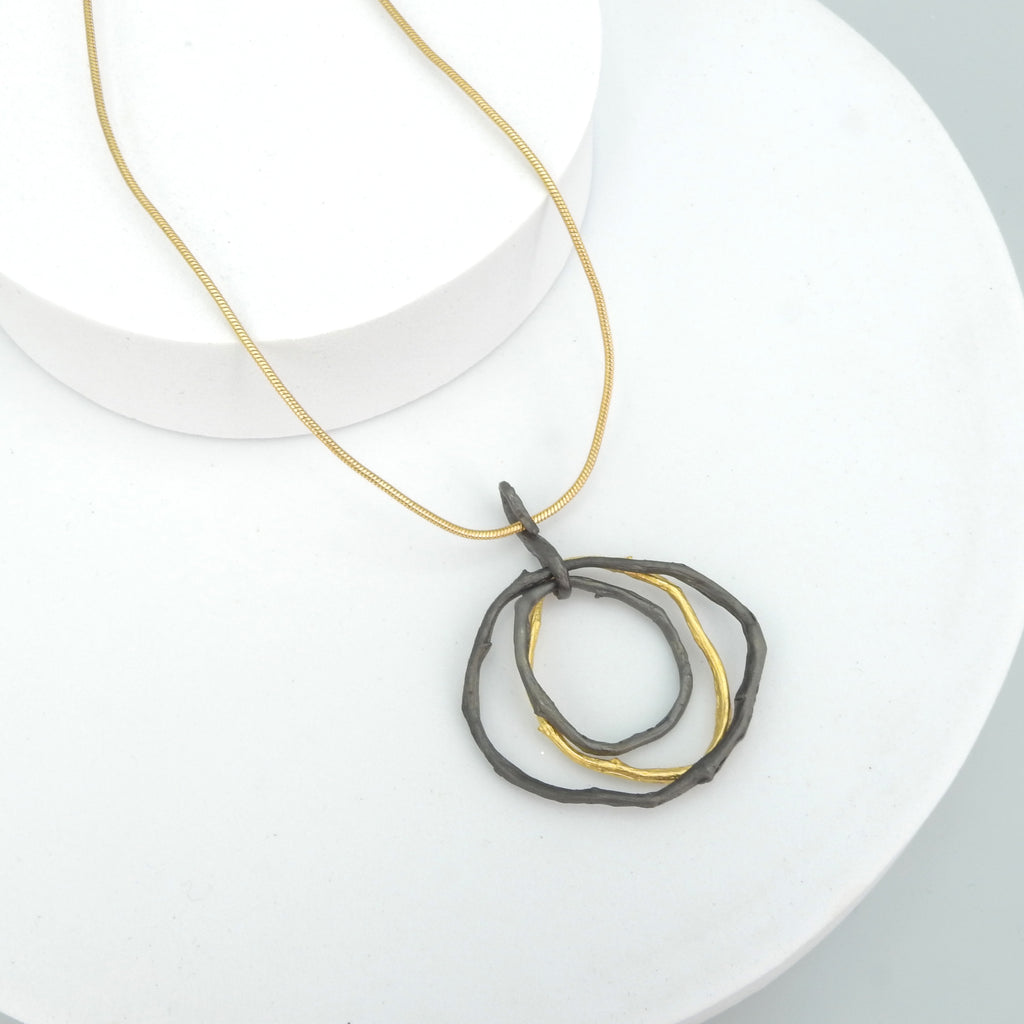 Michael Michaud Cast Bronze Driftwood Necklace