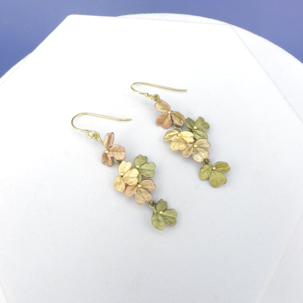 Michael Michaud Wood Sorel Dangle Earrings