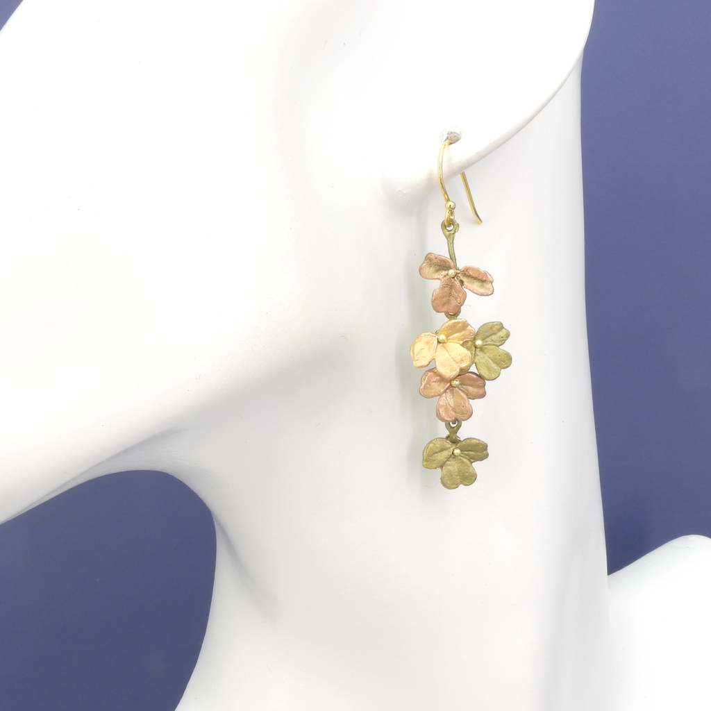 Michael Michaud Wood Sorel Dangle Earrings