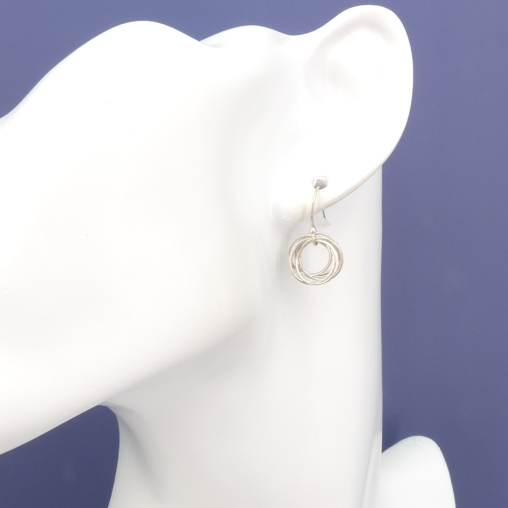 Sterling Silver Multi Hoop Earrings