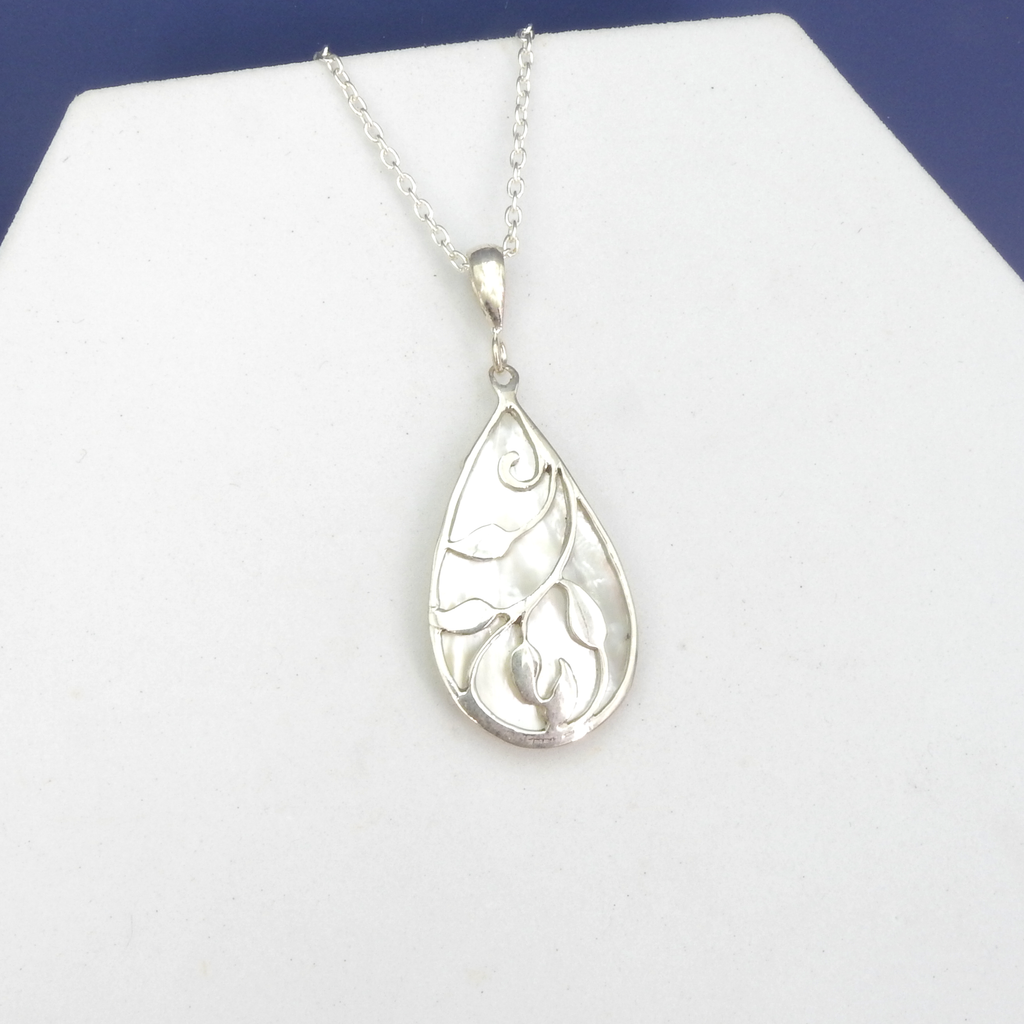 Sterling Silver Mother of Pearl Pendant