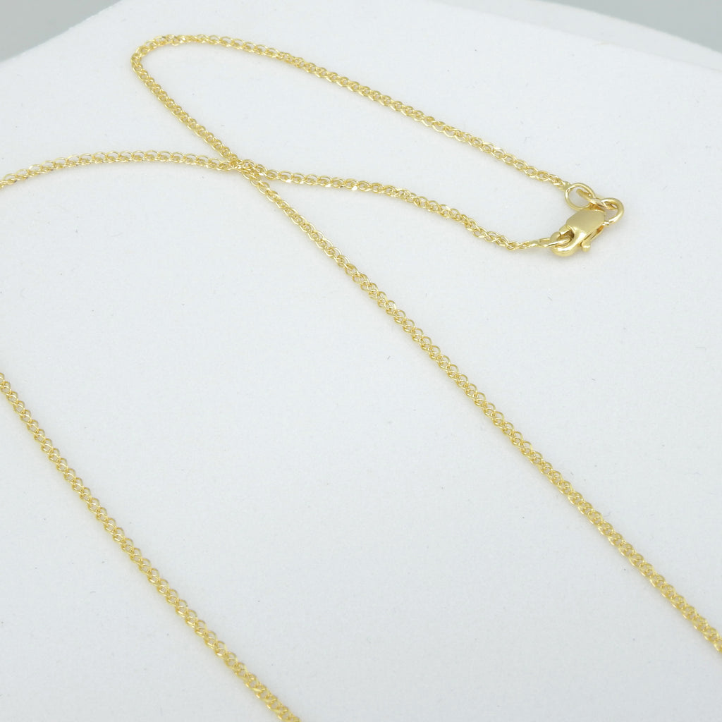 14KT Yellow Gold Flat Rolo 16" Chain