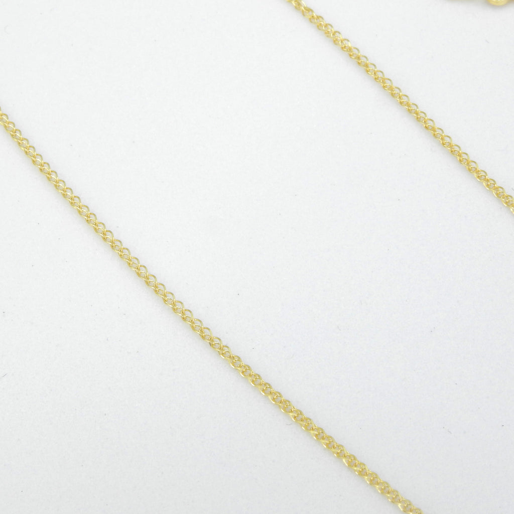 14KT Yellow Gold Flat Rolo 16" Chain