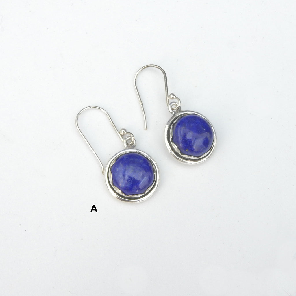 Sterling Silver Lapis Earrings