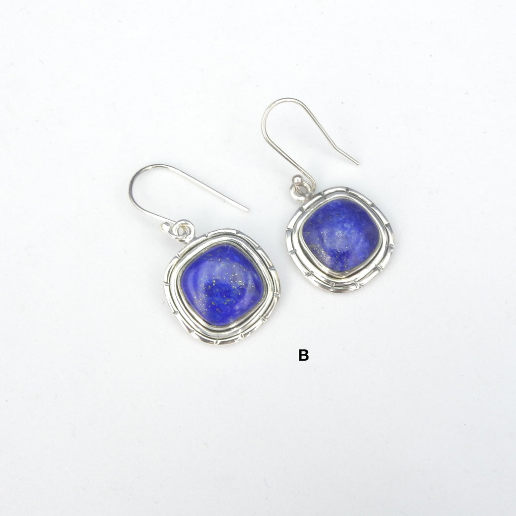 Sterling Silver Lapis Earrings