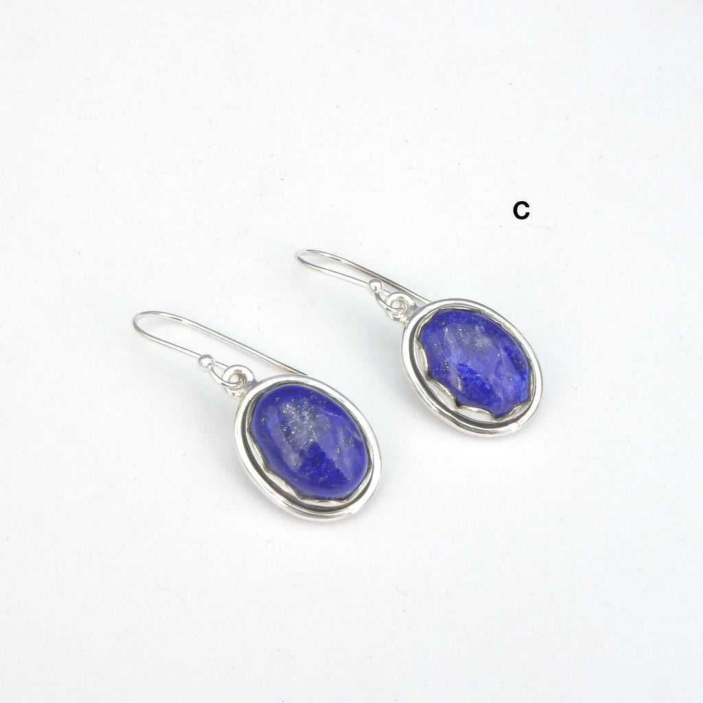 Sterling Silver Lapis Earrings