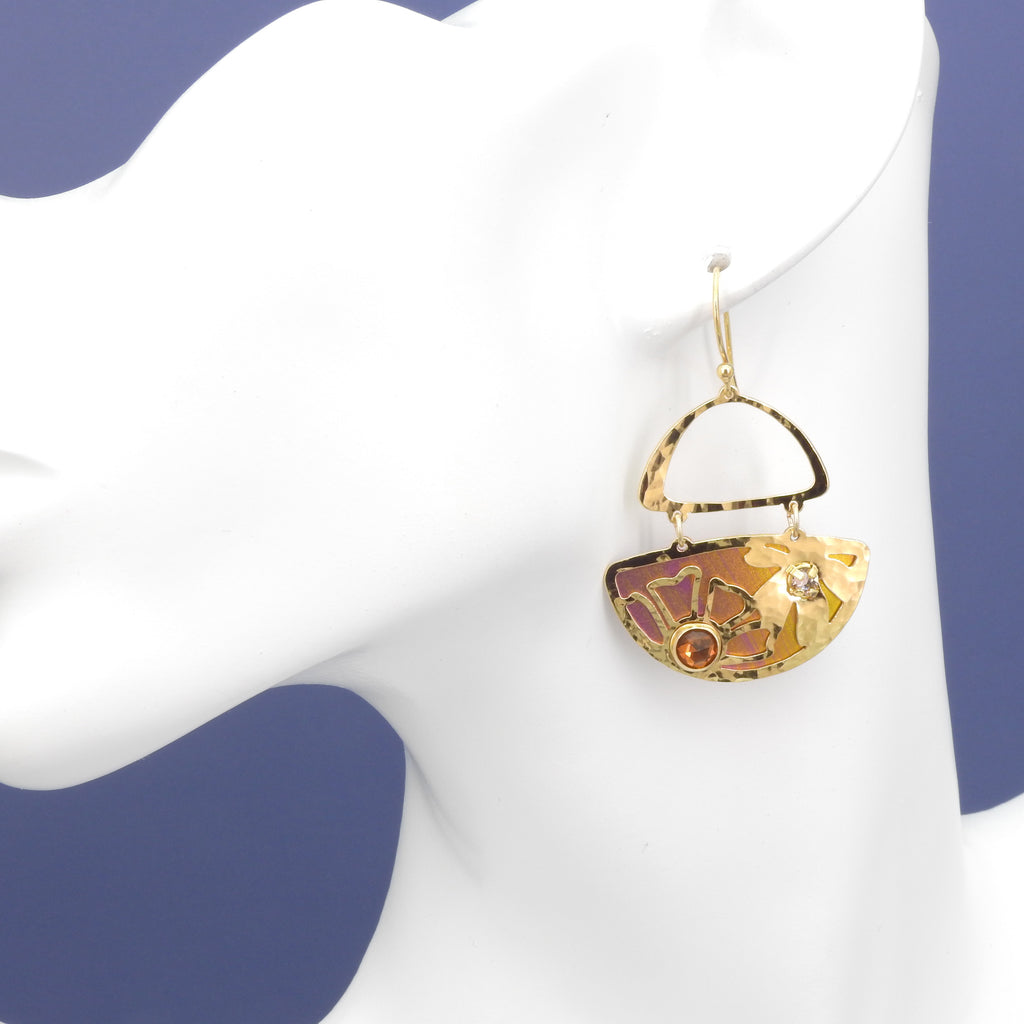 Golden Sunset Earrings
