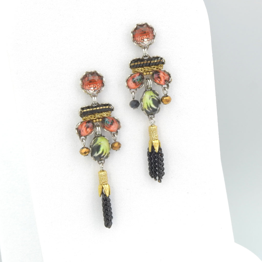 Ayala Bar Oriental Hues Long Earrings