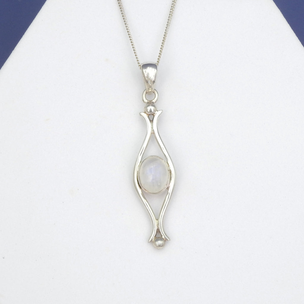 Sterling Silver Moonstone Pendant