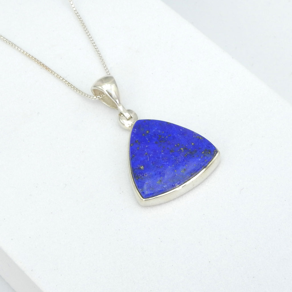 Sterling Silver Lapis Pendant