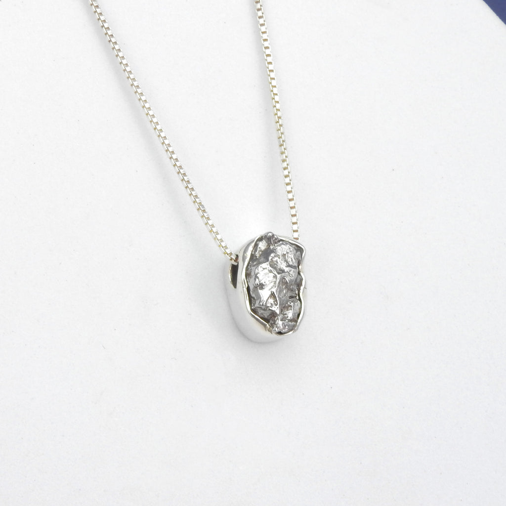 Sterling Silver Meteorite Necklace