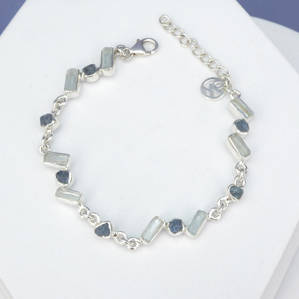 Sterling Silver Aquamarine Bracelet