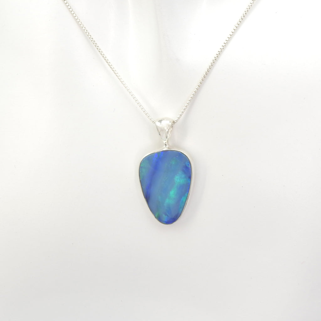 Sterling Silver Australian Opal Pendant