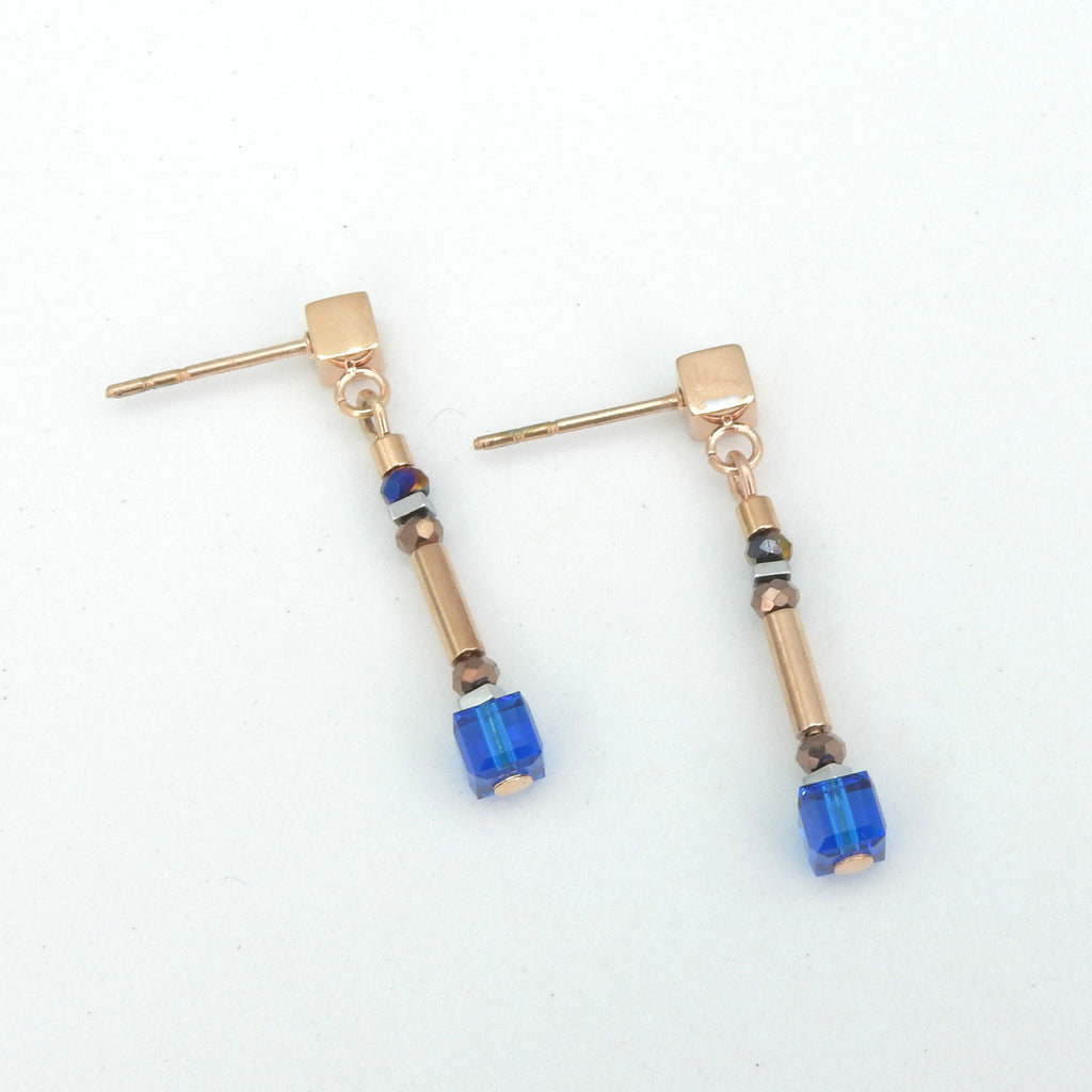 Rose Gold Plated Swarovski® Crystal Earrings