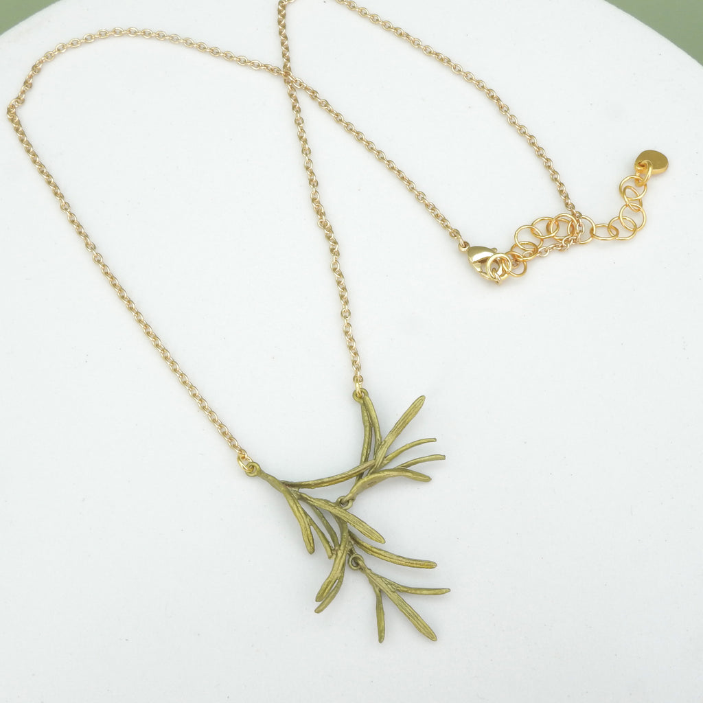 Michael Michaud Cast Bronze Rosemary Necklace