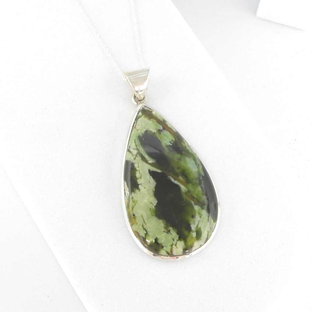 Sterling Silver Chrome Chalcedony Pendant