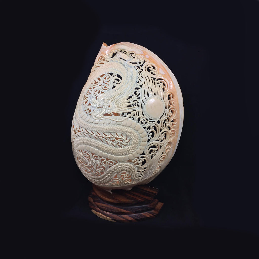 Carved Dragon Shell