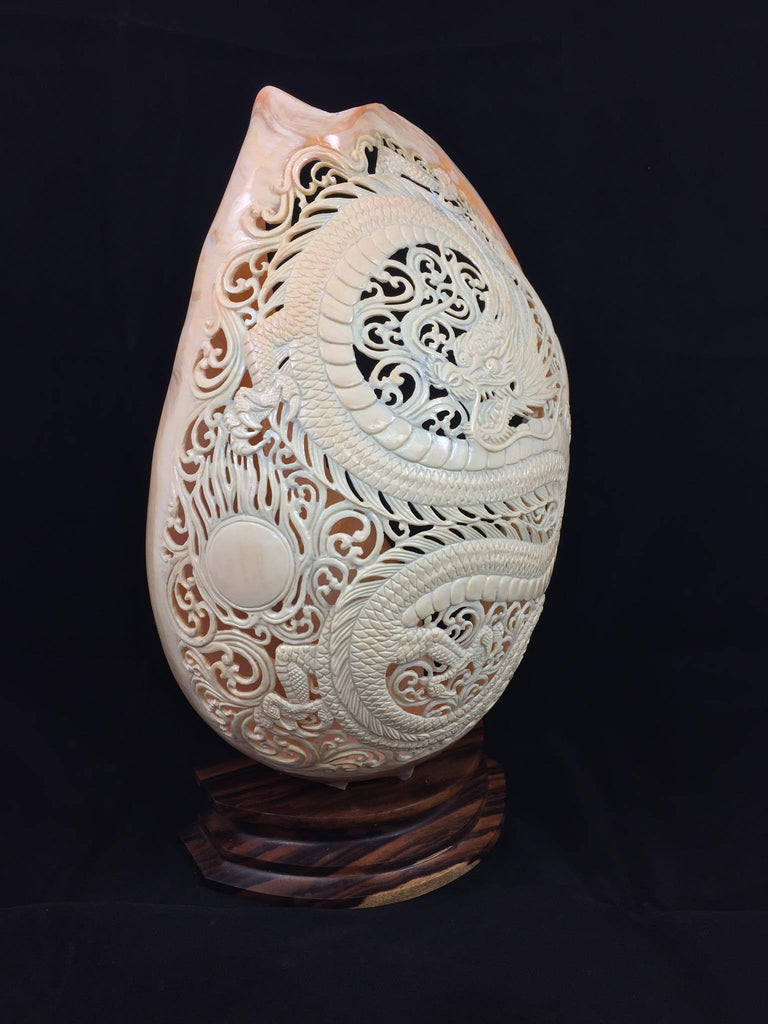 Carved Dragon Shell