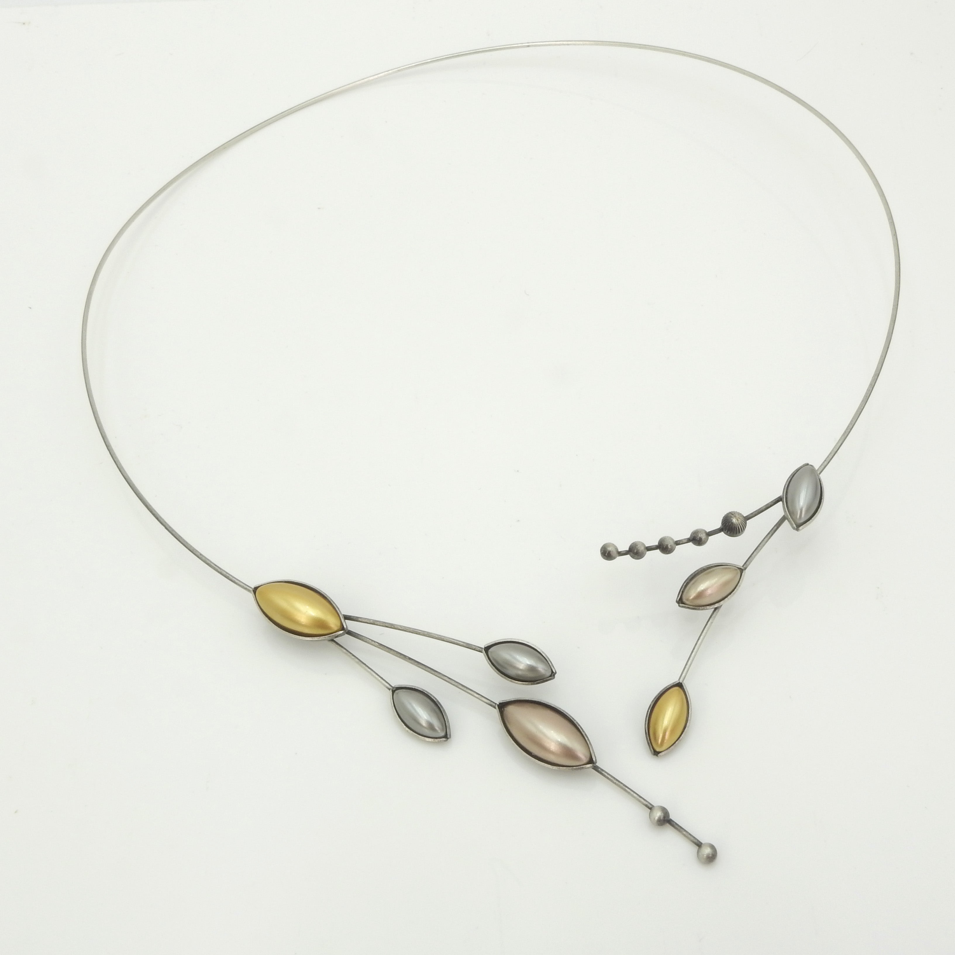 Jewellery Memory Wire Necklace 115x0.6 mm color silver -50 turns ~ 45 grams  ✓Top Price 1.38 |emart.eu